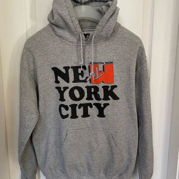 MTV New York grey hoodie - Picture 1 of 3